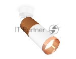 Комплект поворотного светильника Ambrella light XM6312015 SWH/SCF/PPG белый песок/кофе песок/золото розовое полированное MR16 GU5.3