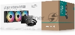 Система водяного охлаждения Deepcool LT360 Vision ARGB черный, алюминий/медь, 2500 об/мин, 33.66 дБ, 4 pin, 350 Вт, вид 7