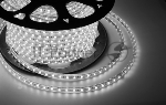 LED лента 220 В, 10х7 мм, IP67, SMD 2835, 60 LED/m, цвет свечения белый, бухта 100 м