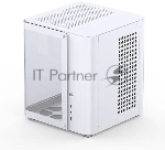 Компьютерный корпус без блока питания JONSBO TK-1, Mini-Tower, TG, no fan, 1xUSB-A 3.2 + 1xUSB-C 3.2, mATX, mITX White