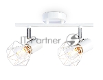 Светильник Ambrella light TR8628/2 WH/CH белый/хром E27*2 max 40W 260*91*175