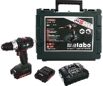 Дрель-шуруповерт Metabo BS 18 LT BL, 18 В, 2 Ач, 60 Нм, щеточный, вид 2