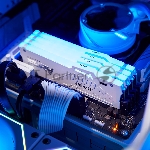 Оперативная память Kingston Fury Beast, DDR5, 32Gb (2x16GB), 5600MHz, CL36, DIMM, радиатор, RGB, белый