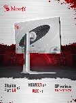 Монитор 27" BLOODY MN272Q IPS 2560x1440, 240 Гц, 5 мс, 16:9, 400 кд/м², 2xHDMI, 2xDisplayPort, трехсторонний безрамочный дизайн, Flicker Free, Low Blue Light, HDR10, темно-серый, вид 19