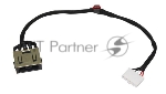 Разъем для ноутбука PJ578 Lenovo IdeaPad G50-70, G50-80, G50-90 с кабелем 23см.