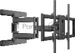 Кронштейн для телевизора Ultramounts UM970 черный 95"-120" макс.60кг настенный поворот и наклон, вид 14