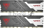 Оперативная память Patriot Memory Viper Venom, DDR5, 48Gb (2x24GB), 6000 MHz, CL30, DIMM, с радиатором, черный