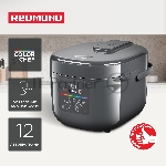 Мультиварка Redmond MC100S 860 Вт, 5 л, 12 программ, черный/ металлик, вид 10