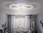 Потолочный светодиодный светильник FA8808 WH белый 198W 700*540*150 (ПДУ РАДИО 2.4), вид 5