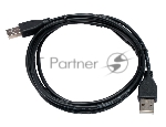 Кабель USB2.0 Cablexpert CC-USB2-AMAM-1.8M, AM/AM, экран, 28/26AWG, медь, Pro, 1.8м, черный, пакет