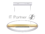 Светильник Ambrella light FL51488 WH/GD белый/золото 62W 3000K-6400K D600*1000 (ПДУ ИК)