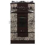 Плита газовая Gefest 5500-02 0114 коричневый, конфорок 4 шт, духовка 52 л, 50 см x 85 см x 58.5 см