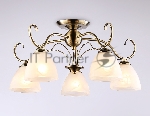 Светильник Ambrella light TR3046/5 SB/FR бронза/белый матовый E27/5 max 40W D595*285