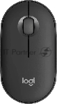 Мышь беспроводная Logitech Pebble 2 M350S графитовый, 4000 dpi, Bluetooth, кнопки - 3