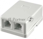Розетка RJ-11 Двухпортовая, 2х6р4с