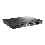 Сетевой коммутатор Smart L2 Surveillance Switch 24х1000Base-T PoE (8 PoE ports 802.3bt 90W), 4xCombo 1000Base-T PoE/SFP, PoE Budget 518W, Long-range PoE up to 250m