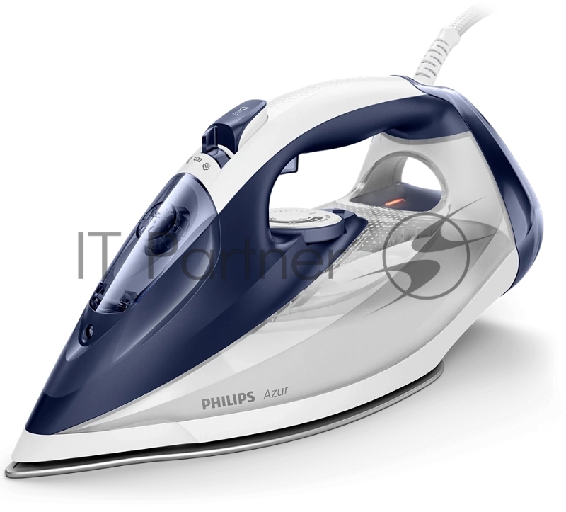 Утюг Philips GC4541/20 синий/белый, 2400 Вт, 45 г/мин, 200 г/мин, 300 мл