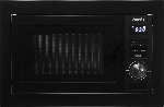 Встраиваемая микроволновая печь Domfy DM2540BW BG черный, 25 л, 900 Вт, переключатели - кнопки, поворотный механизм, вид 18