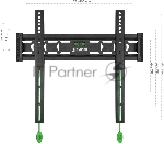 Кронштейн ONKRON FM5/32-55'' макс 400x400 наклон 0º от стены: 29мм макс вес 56,8кг