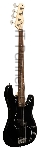 Бас-гитара STAGG SBP-30 BLK 4-х струнная форма Jazz Bass, корпус павловния, гриф клен, накладка грифа палисандр, 20 ладов, мензура 867 мм, колки никелированные, бридж PB Classic, звукосниматели 1xPB, регуляторы 1x громкости, 1x тона, цвет черный