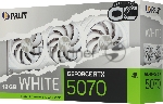 Видеокарта Palit GeForce RTX 5070 WHITE OC, 12 GB GDDR7, 192 bit, 3xDisplayPort, HDMI, GPU 2325 MHz, вид 41