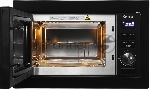 Встраиваемая микроволновая печь Domfy DM2540BW BG черный, 25 л, 900 Вт, переключатели - кнопки, поворотный механизм, вид 17