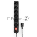 Сетевой фильтр Гарнизон EHB-0 0,5 м 6 розеток черный для UPS