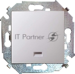 Механизм выключателя 1-кл. СП Simon15 16А IP20 с индик. бел. Simon 1591104-030