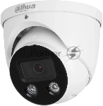 Уличная купольная IP-видеокамера TiOC DAHUA DH-IPC-HDW3849HP-AS-PV-0280B-S5 с ИИ и активным сдерживанием 8Мп; 1/2.7” CMOS; объектив 2.8мм, видеоаналитика, ИК 30м, LED 30м, IP67, корпус: металл