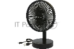 Вентилятор Neoclima RDF-600 черный, настольный, 6 Вт, 3 скорости, 14.4 см