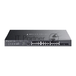 Коммутатор TP-Link Omada SG3428XMPP, 24×2.5 Гбит/с + 4×10 Гбит/с SFP+, управляемый, вид 2