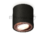 Светильник Ambrella Light XS7532005 SBK/PPG черный песок/золото розовое полированное MR16 GU5.3 (C7532, N7005)