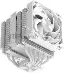 Кулер для процессора Alseye Q120DT Plus белый, 120 мм, медь, 3000 об/мин, 45 дБ, 4 pin PWM, 270 Вт, высота 160 мм