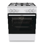 Плита комбинированная Gorenje GK6A40WFFM белый, конфорок 4 шт, духовка 71 л, 60 см x 85 см x 60 см