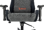 Кресло игровое эргономичное A4Tech Bloody GC-580 серый/черный искусственная замша с подголов. крестов., вид 18