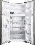 Холодильник Hitachi R-W660PUC7X GC шампань стекло двухкамерный 396/144л морозилка сверху, No Frost, Side by Side, вид 42