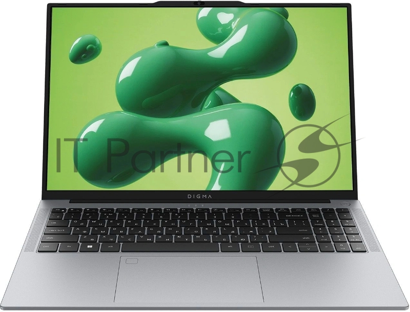 Ноутбук Digma Chronos Core 5 210H 16Gb SSD512Gb Intel Graphics 16" IPS WUXGA (1920x1200) Windows 11 Pro silver WiFi BT Cam 6500mAh (DN16P5-ADXW02)