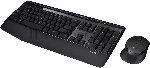 Комплект клавиатура+мышь Logitech MK345 беспроводной, USB, 1000 DPI, чёрный/серый