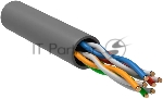 Кабель информационный ITK Generica BC1-C5E04-111-305-T-R-G cat.5e U/UTP 4X2X24AWG PVC внутренний 305м серый