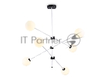 Светитльник Ambrella Light TR2512/6 WH/BK белый/черный G9/6 max 10W D970*830