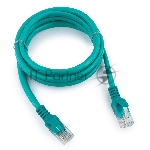 Патч-корд UTP Cablexpert cat.5e, 1м, литой, многожильный, зеленый