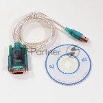 Кабель AM/Com port 9pin 1.2м VCOM адаптер USB -> RS232, DE9P (добавляет в систему новый COM порт), VUS7050, вид 2