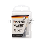 Набор насадок на шуруповерт Kranz PH2, PZ2 с магнитным держателем 50 мм, головка 8 мм, 10 мм (5 шт./уп.)
