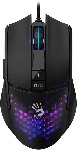 Мышь проводная A4Tech Bloody L65 Max черный/фиолетовый, 12000 dpi, USB, кнопки - 7