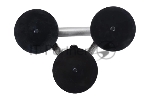 Стеклодомкрат алюминиевый тройной Вихрь 123 мм, 130 кг, вид 4
