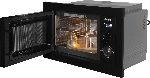 Встраиваемая микроволновая печь Domfy DM2540BW BG черный, 25 л, 900 Вт, переключатели - кнопки, поворотный механизм, вид 14