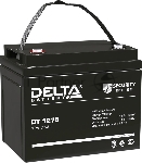Аккумуляторная батарея Delta DT 1275 напряжение 12В, емкость 75Ач (259х169х213mm)