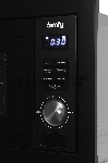 Встраиваемая микроволновая печь Domfy DM2540BW BG черный, 25 л, 900 Вт, переключатели - кнопки, поворотный механизм, вид 13