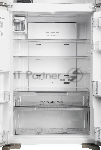 Холодильник Hitachi R-W660PUC7X GC шампань стекло двухкамерный 396/144л морозилка сверху, No Frost, Side by Side, вид 40