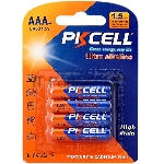 Щелочной/алкалиновый элемент питания PKCELL LR03-4B тип - AAА 4 шт в блистере